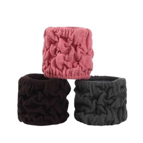 3Pcs Frauen Samt Scrunchie Elastische Haarbänder Mädchen Pferdeschwanz Halter Haar Seil Gummiband Stirnband Haar Zubehör(3PCS style1-3) von FVCTGHZ