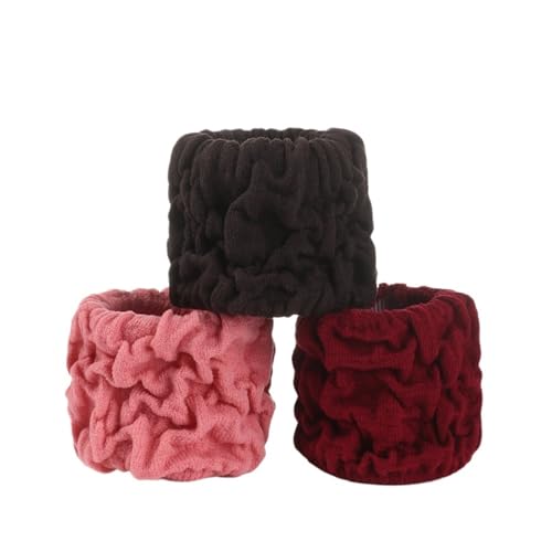 3Pcs Frauen Samt Scrunchie Elastische Haarbänder Mädchen Pferdeschwanz Halter Haar Seil Gummiband Stirnband Haar Zubehör(3PCS style1-4) von FVCTGHZ
