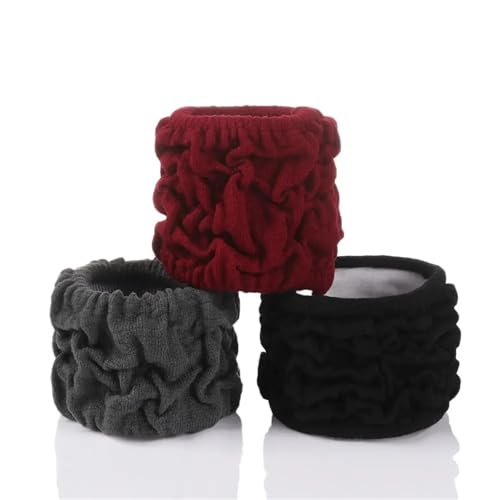 3Pcs Frauen Samt Scrunchie Elastische Haarbänder Mädchen Pferdeschwanz Halter Haar Seil Gummiband Stirnband Haar Zubehör(3PCS style1-8) von FVCTGHZ