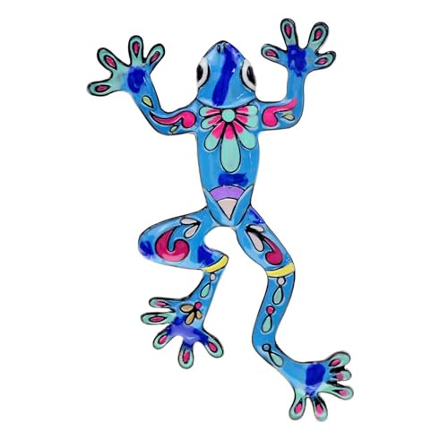 4 Farben erhältlich Emaille süße Frosch Broschen for Frauen Cartoon Design Tier Pin(BLUE 1PC) von FVCTGHZ