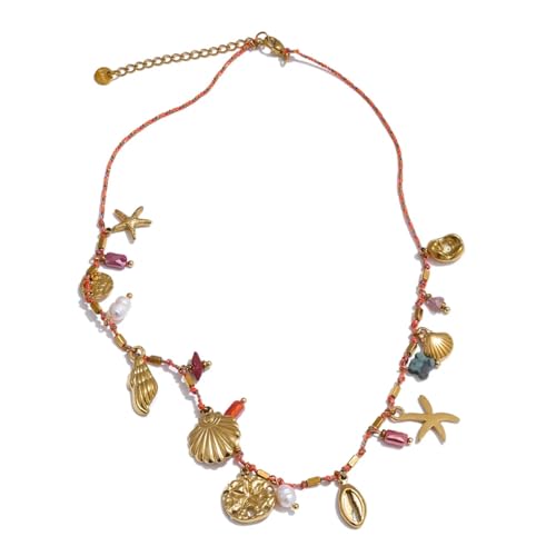 FVCTGHZ Edelstahl Handgefertigter Seil Mode Charm Strand Sommerurlaub Muschel Stern Anhänger Zubehör Schmuck FVCTGHZ Edelstahl Handgefertigter Seil Mode Charm Strand Sommerurlaub Muschel Stern Anhänger Zubehör Schmuck von FVCTGHZ
