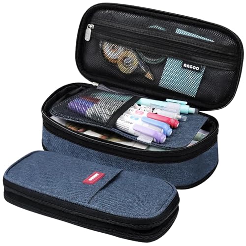 FVCTGHZ Federmäppchen mit großer Kapazität, Tasche, Halter, Box for Büro, Studenten, Organizer, Schulschreibwaren(Bigengyantian) von FVCTGHZ