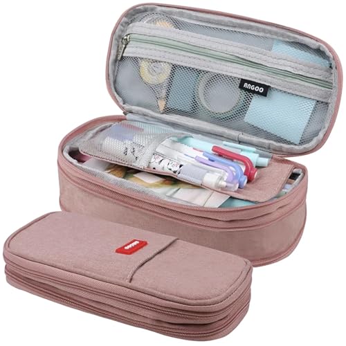 FVCTGHZ Federmäppchen mit großer Kapazität, Tasche, Halter, Box for Büro, Studenten, Organizer, Schulschreibwaren(G) von FVCTGHZ