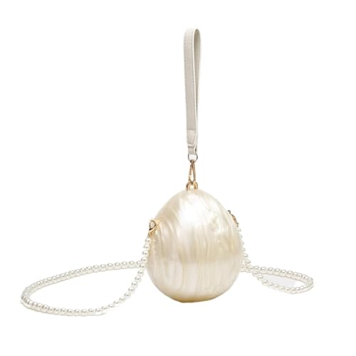 FVCTGHZ Handtasche Schulter Crossbody Tasche Spezielle Form Acryl Shell Clutch Abendtaschen Hochzeit Party Frauen(Big Ball) von FVCTGHZ