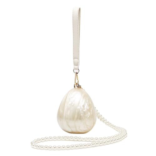FVCTGHZ Handtasche Schulter Crossbody Tasche Spezielle Form Acryl Shell Clutch Abendtaschen Hochzeit Party Frauen(Small ball) von FVCTGHZ