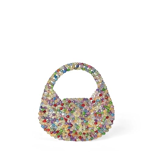 FVCTGHZ Herbst und Winter Premium Textur Handgefertigte Perlen Perlentasche Funkelnde Handheld Banketttasche von FVCTGHZ