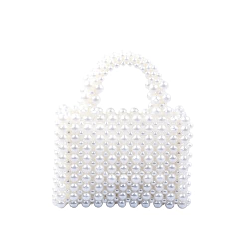 FVCTGHZ Kleine textur perle hand gewebt perle kleine quadratische tasche bankett tasche modische und vielseitig von FVCTGHZ