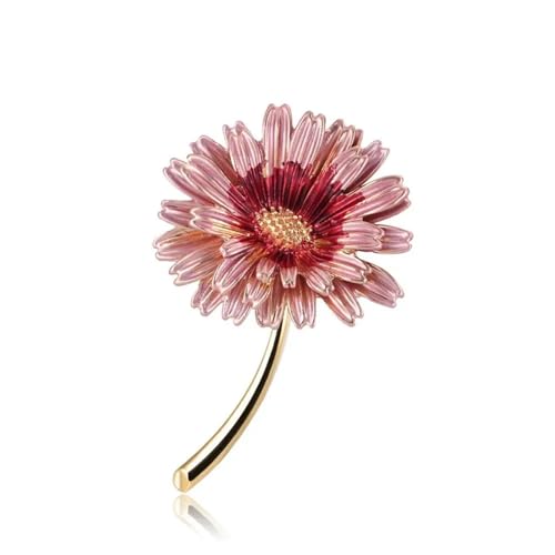 Farbe bemalt Ahornblätter Design Metall Brosche Pin Imitation Perle Dekoration Gold Farbe Broschen(Color3) von FVCTGHZ