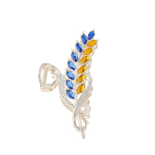 Frauen Haar Klaue Clips Weizen Haarnadel Luxus Schmuck Zubehör for Frauen(Color1) von FVCTGHZ