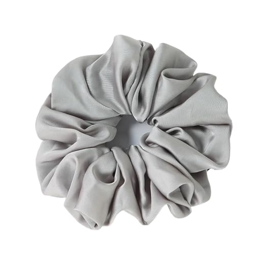 Mode Bündel Haargummi Frauen Chiffon Gummiband Scrunchie Elastische Pferdeschwanzhalter Mädchen Haarschmuck(Gray) von FVCTGHZ