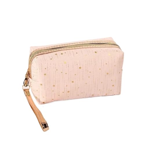 Mode Damen Kosmetiktasche Beauty Makeup Organizer Tasche Reise Wasch Make-up Fall Kulturbeutel Organizer Tasche(Pink) von FVCTGHZ