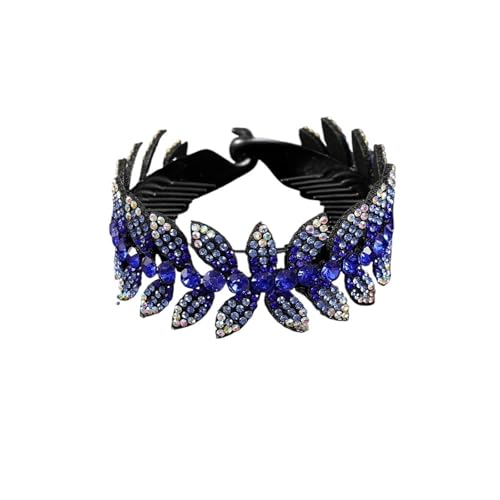 Mode Kristall Strass Haarnadel Dutt Haar Klaue Clips Pferdeschwanz Schnalle Haar Clip Erweitern Haar Zubehör for Frauen Barrettes(Color2) von FVCTGHZ