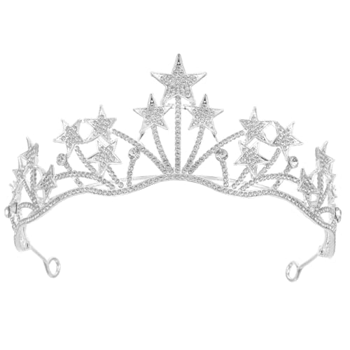 Sternförmige Strasskronen Brautkronen Brautkopfschmuck for die Hochzeitszeremonie von FVCTGHZ