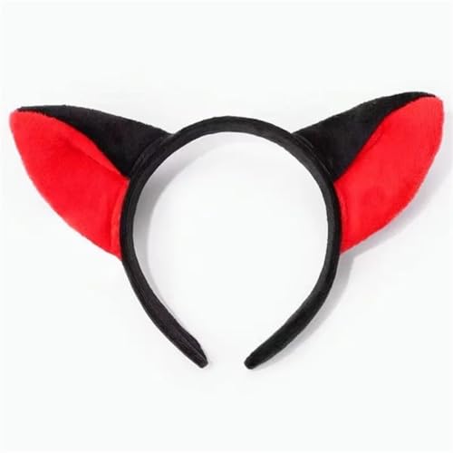Süßes Tier Anime Kaninchen Fuchs Ohr Stirnband Haarreifen Cosplay Haarband Kopfbedeckung Haarschmuck(Style 2) von FVCTGHZ