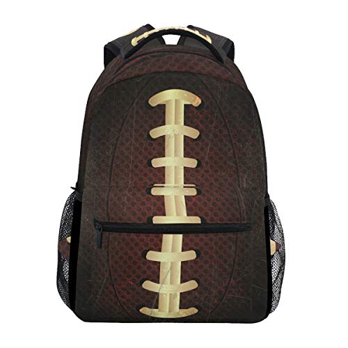 FVFV Rugby American Football Rucksack Schulter Bookbag Kinderrucksack Teen Jungen Mädchen Büchertasche Laptop Rucksäcke von FVFV