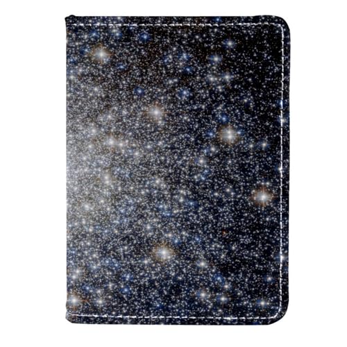 FVQL Reisepasshülle Kartenetui Reisezubehör für Damen Herren Weltraum Sternenmuster, Farbe: 1759, 11.5x16.5cm/4.5x6.5 in von FVQL
