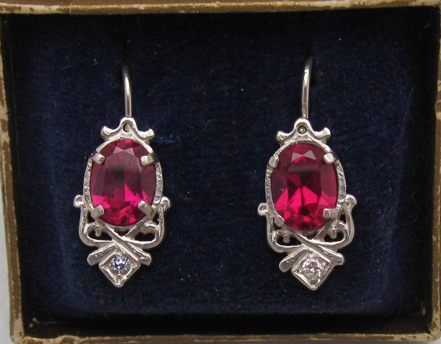 sterling Silberohrringe - Jugendstil sterling Silberohrringe - Jugendstil von FVintageJewellery
