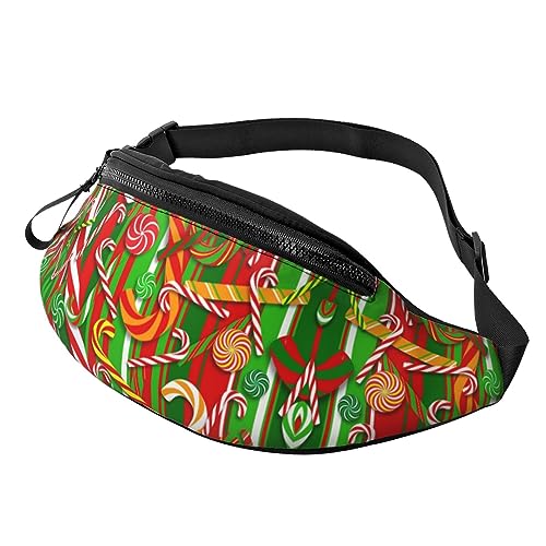 Fanny Packs Hüfttasche mit Weihnachtsmotiv, für Laufen, Wandern und Reisen, Damen und Herren von FWJZDSP