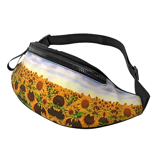 Fanny Packs Sonnenblumen-Hüfttasche, Hüfttasche für Laufen, Wandern und Reisen, Damen und Herren von FWJZDSP