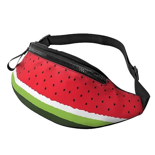 Fanny Packs Wassermelonen-Hüfttasche, Hüfttasche für Laufen, Wandern und Reisen, Damen und Herren von FWJZDSP