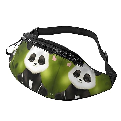 Giant Panda Fanny Pack, verstellbare Hüfttasche, Umhängetasche, Reise-Gürteltasche für Damen und Herren von FWJZDSP