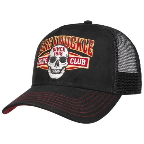 FWS Bare Knuckle Trucker Cap Basecap Baseballcap Truckercap Meshcap Herren - Snapback, mit Schirm, Schirm Sommer Frühling-Sommer - One Size schwarz-rot FWS Bare Knuckle Trucker Cap Basecap Baseballcap Truckercap Meshcap Herren - Snapback, mit Schirm, Schirm Sommer Frühling-Sommer - One Size schwarz-rot von FWS