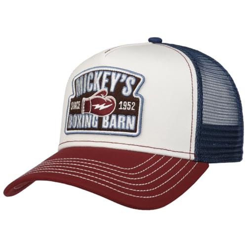 FWS Boxing Barn Trucker Cap Basecap Baseballcap Truckercap Meshcap Herren - Snapback, mit Schirm, Schirm Sommer Frühling-Sommer - One Size blau-weiß FWS Boxing Barn Trucker Cap Basecap Baseballcap Truckercap Meshcap Herren - Snapback, mit Schirm, Schirm Sommer Frühling-Sommer - One Size blau-weiß von FWS