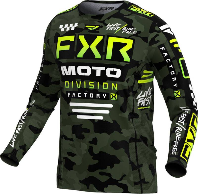 FXR Motorradhandschuhe Podium 2024 Youth Motocross Jersey von FXR