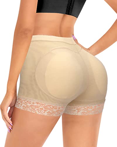 FXTYK Damen Butt Lifter Gepolsterter Unterwäsche | Hüft Enhancer Kurze Unterhose | po Push up hip dip Pads Shapewear Höschen | Body Shaper Figurformende von FXTYK