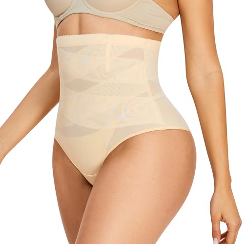 FXTYK Knickerbocker Mit Hoher Taille Und Shapewear für Frauen Tummy Control Tanga Unterwäsche Nahtlose Schlankheits Shapewear Butt Lifter Pants Firm Control Body Shaper（S-3XL） von FXTYK