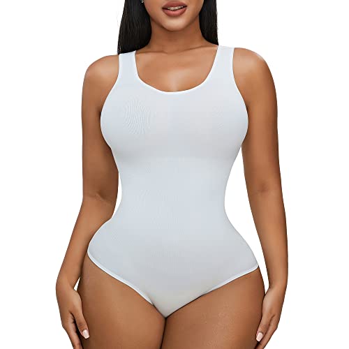 FXTYK Shape Body Damen Stark Formend U-Ausschnitt Bauchweg Bodysuit Shapewear Thong Tummy Control Formende Bodys Tanga FüR Damen von FXTYK
