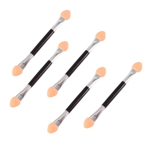 Lidschatten Pinsel, 5 Pcs Sponge Eyeshadow Brush, Lidschatten Pinsel Doppelseitige Color, Einweg Lidschatten Applikator Lidschattenpinsel von FYACCD