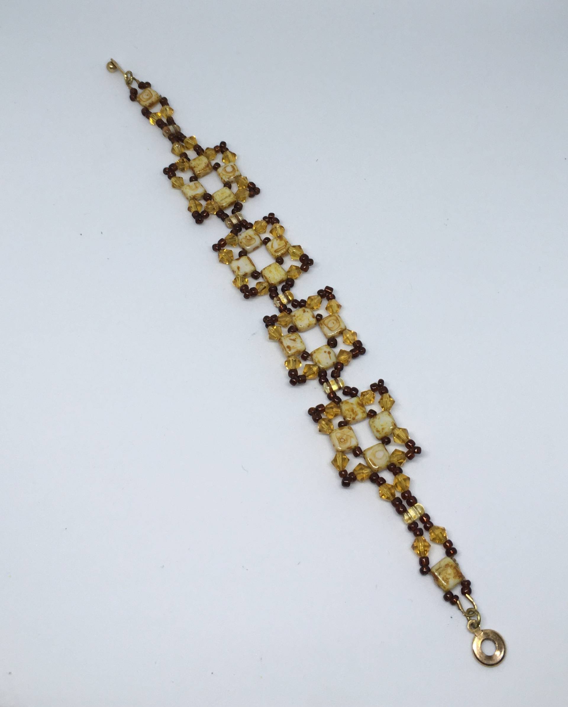 Swarovski Kristall Und Gelbe Unerlaubte Fliesen Armband Swarovski Kristall Und Gelbe Unerlaubte Fliesen Armband von FYETreasures