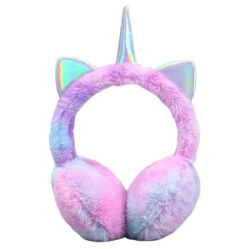 FYJCXCMP Ohrenschützer Mädchen Einhorn Ohrenschützer Winter Damen Geschenk Winter Outdoor Ohrenwärmer Kaltes Und Winddichtes Winterzubehör Für Damen, Lila FYJCXCMP Ohrenschützer Mädchen Einhorn Ohrenschützer Winter Damen Geschenk Winter Outdoor Ohrenwärmer Kaltes Und Winddichtes Winterzubehör Für Damen, Lila von FYJCXCMP