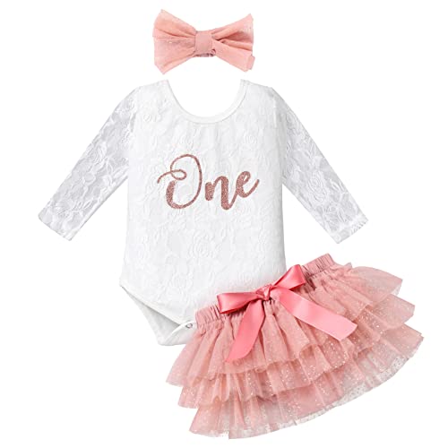 Baby Mädchen 1. Geburtstag Fotoshooting Outfit Spitze Langarm Body Strampler Tüll Tütü Rock Stirnband Prinzessin Partykleid Kleinkinder Es ist Mein Erster Geburtstag Bekleidungsset Rosa 12-18 Monate Baby Mädchen 1. Geburtstag Fotoshooting Outfit Spitze Langarm Body Strampler Tüll Tütü Rock Stirnband Prinzessin Partykleid Kleinkinder Es ist Mein Erster Geburtstag Bekleidungsset Rosa 12-18 Monate von FYMNSI