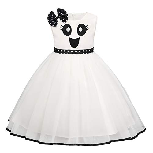 FYMNSI Baby Kleinkinder Mädchen Halloween Kostüm Geist Ärmellos Tütü Tüll Prinzessin Partykleid Fasching Karneval Cosplay Verkleidung 1 Geburtstag Kleid Festliches Festkleid Abendkleid Weiß 3-4 Jahre FYMNSI Baby Kleinkinder Mädchen Halloween Kostüm Geist Ärmellos Tütü Tüll Prinzessin Partykleid Fasching Karneval Cosplay Verkleidung 1 Geburtstag Kleid Festliches Festkleid Abendkleid Weiß 3-4 Jahre von FYMNSI