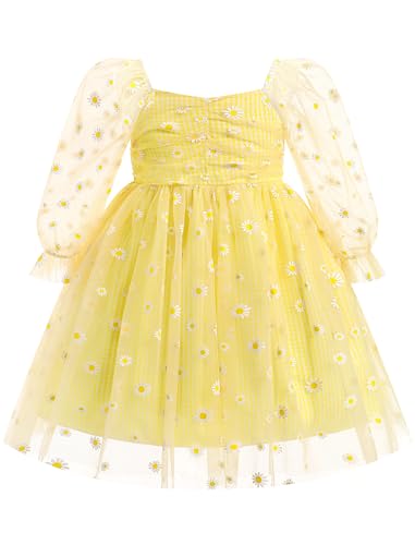 FYMNSI Blumenm�dchen Kleid Kinder M�dchen Prinzessin Geburtstag Partykleid T�t� T�llkleid Festliches Festkleid Langarm Blumen Hochzeit Brautjungfer Abendkleider Ballkleid Gelb 2-3 Jahre FYMNSI Blumenm�dchen Kleid Kinder M�dchen Prinzessin Geburtstag Partykleid T�t� T�llkleid Festliches Festkleid Langarm Blumen Hochzeit Brautjungfer Abendkleider Ballkleid Gelb 2-3 Jahre von FYMNSI