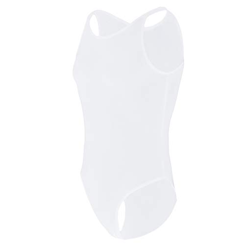 FYMNSI Herren Transparent Body Ärmellos Stringbody Racerback Sportbody Durchsichtig Netz Herrenbody Männer Overall Muskel Shirt Tank Top Unterwäsche Nachtwäsche Unterhemd Einteiler Jumpsuit Dessous von FYMNSI