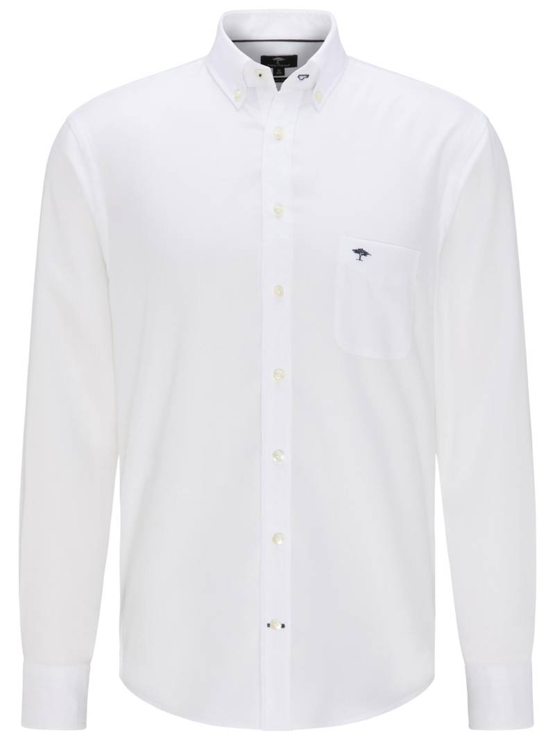 FYNCH-HATTON - All Season Oxford Shirt white - Gr. - M von FYNCH-HATTON