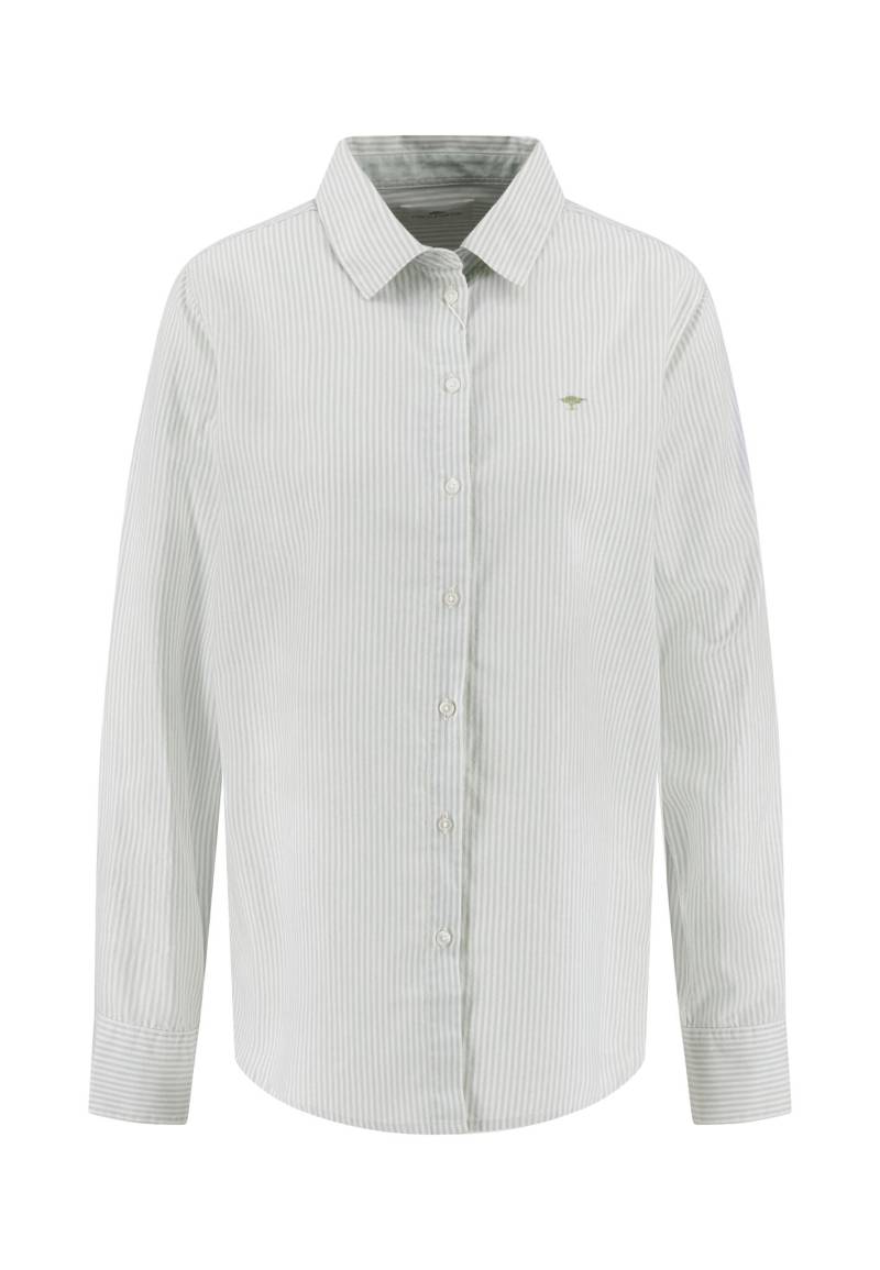 FYNCH-HATTON - BLOUSE CL OXFORD STRIPE sage green - Gr. - 40 von FYNCH-HATTON