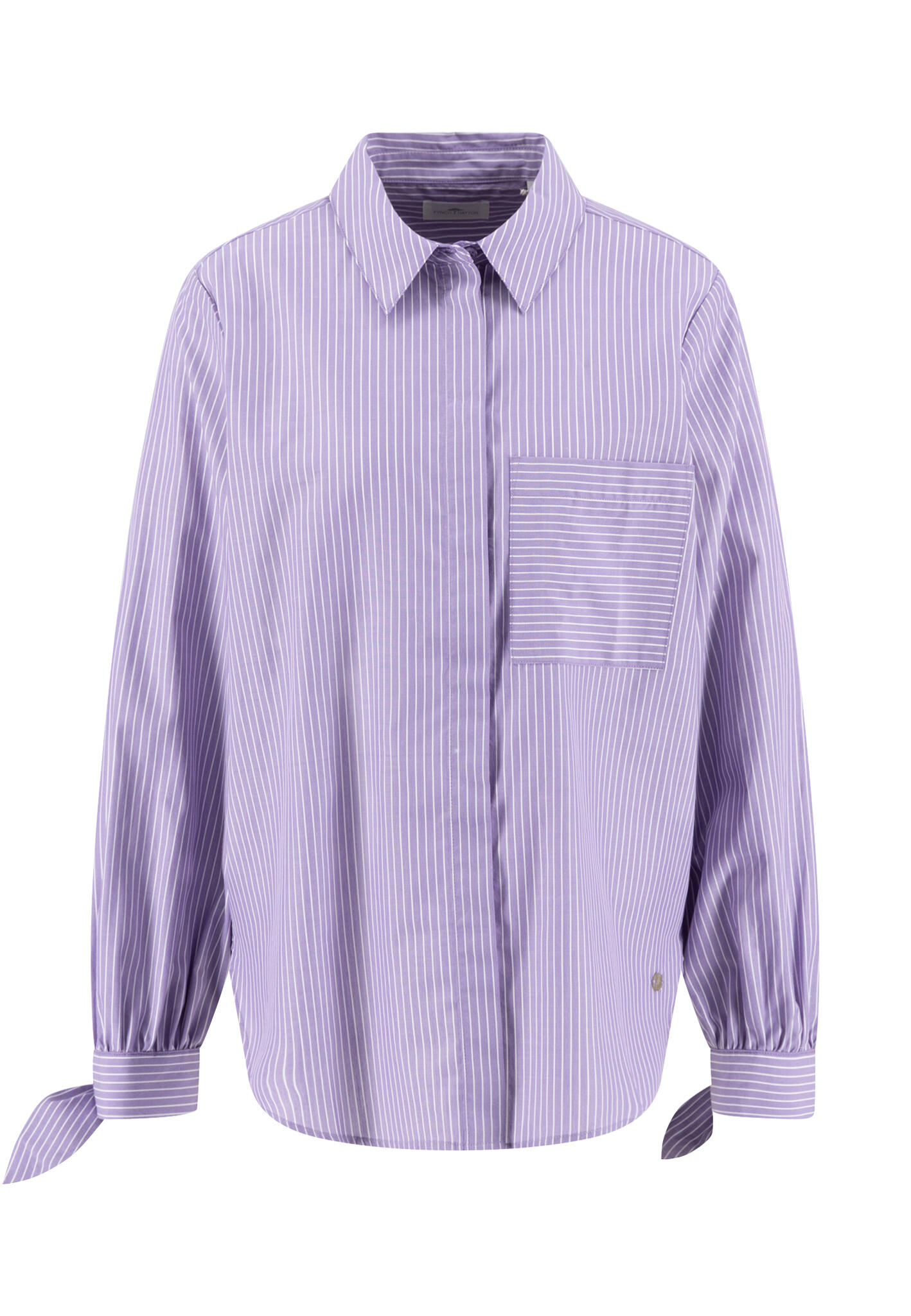 FYNCH-HATTON - BLOUSE KNOT LS STRIPE wisteria lilac - Gr. - 40 von FYNCH-HATTON