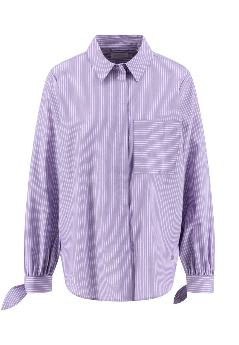 FYNCH-HATTON - BLOUSE KNOT LS STRIPE wisteria lilac - Gr. - 40 von FYNCH-HATTON