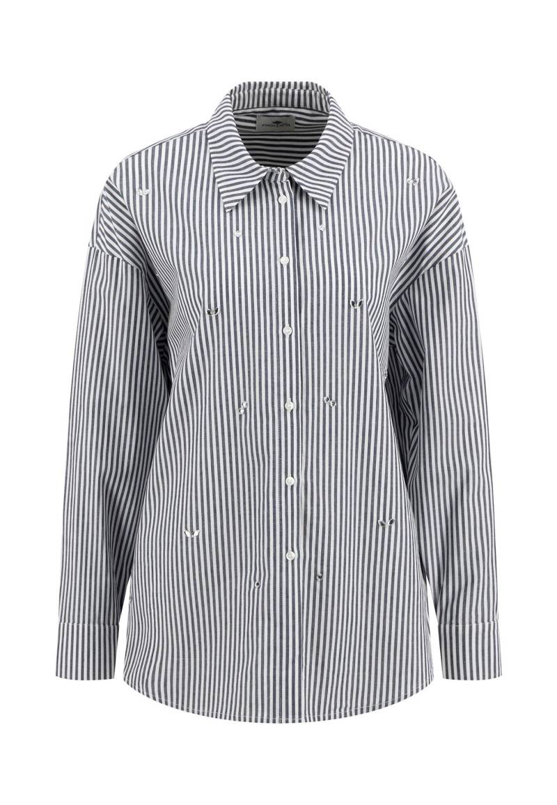 FYNCH-HATTON - BLOUSE STUDS warm grey - Gr. - 36 von FYNCH-HATTON