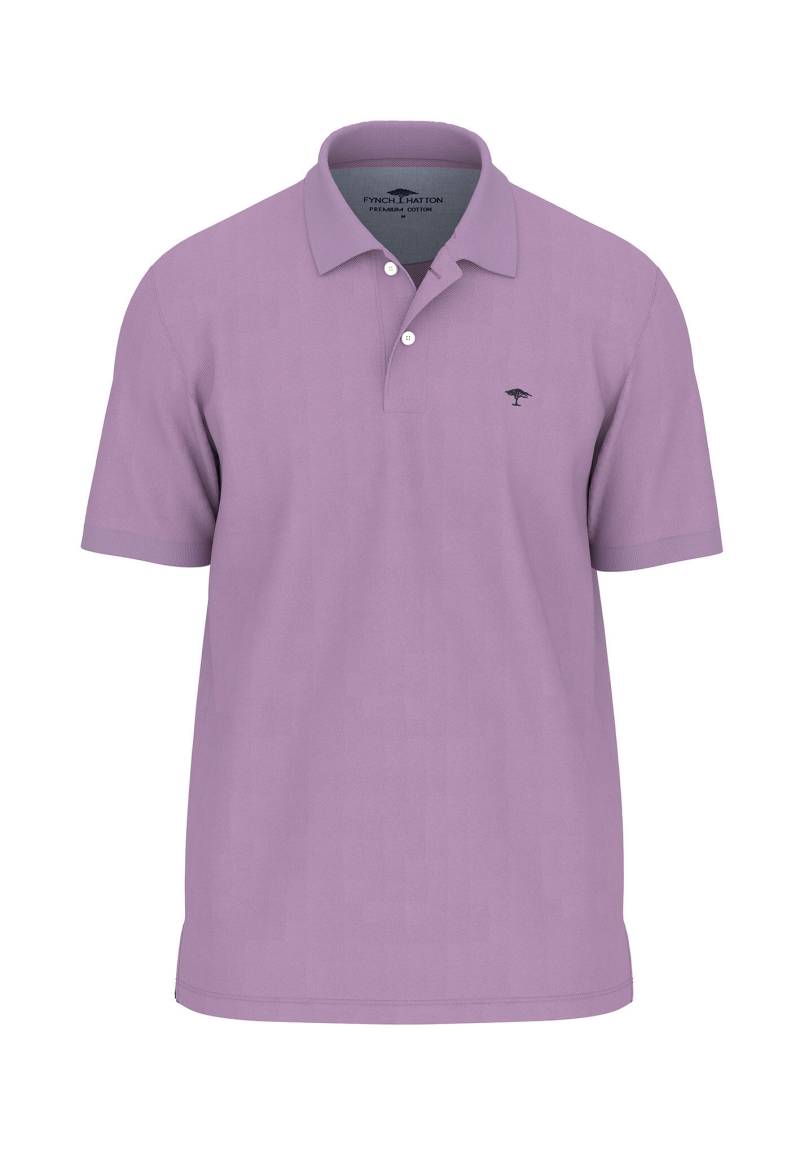 FYNCH-HATTON - Basic Polo, Premium Cotton light purple - Gr. - M von FYNCH-HATTON