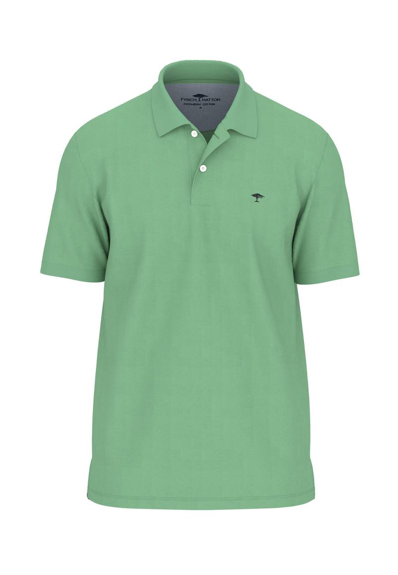 FYNCH-HATTON - Basic Polo, Premium Cotton turf green - Gr. - 3XL von FYNCH-HATTON