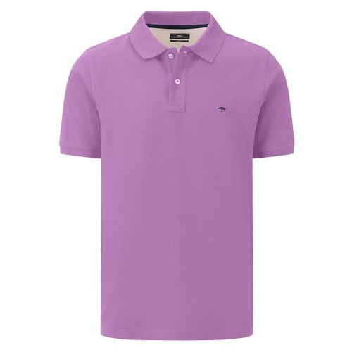 FYNCH-HATTON Herren - Klassisches Poloshirt aus Supima-Baumwolle, Lavender, L von FYNCH-HATTON