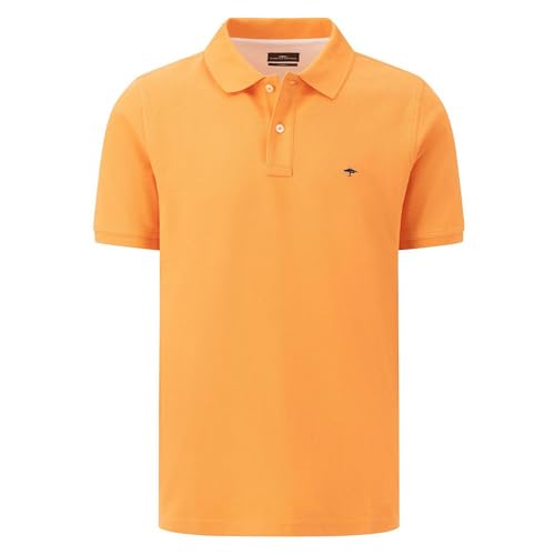 FYNCH-HATTON Weiches Poloshirt aus Premium Cotton Papaya/M von FYNCH-HATTON