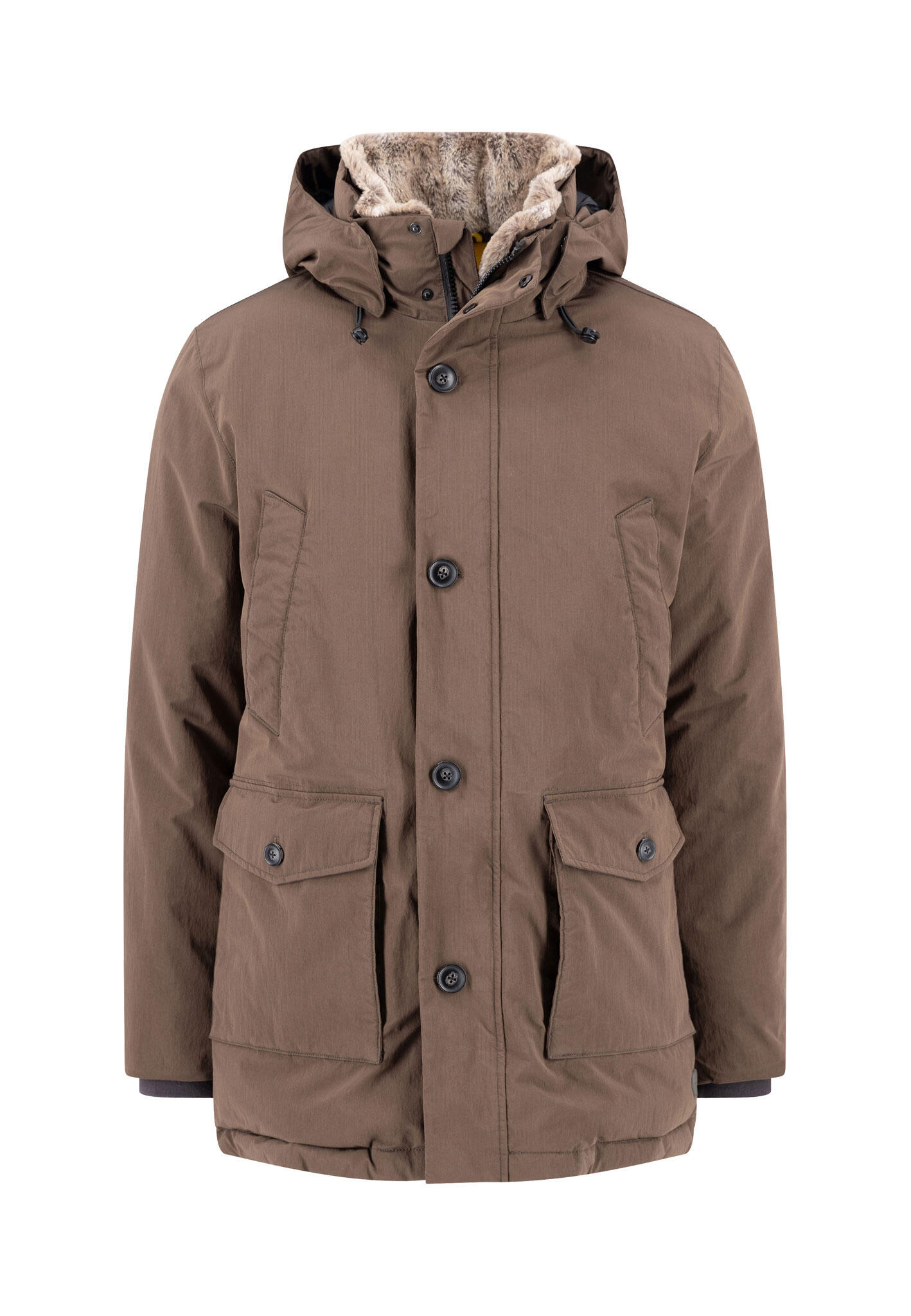 FYNCH-HATTON - Basic Winter Parka dark chocolate - Gr. - XL von FYNCH-HATTON