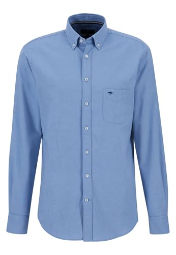 FYNCH-HATTON Baumwoll-Hemd mit Button-Down-Kragen Light Sky / 3XL von FYNCH-HATTON