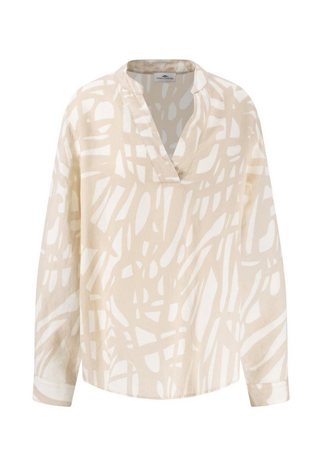 FYNCH-HATTON Blusentop BLOUSE TUNIC ABSTRACT LINEN von FYNCH-HATTON